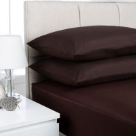 See more information about the Fusion Fitted Sheet Single Bed Chocolate